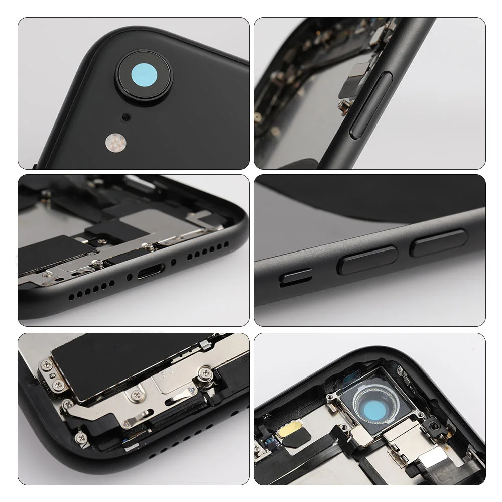 Full Back Housing For iPhone X XR Middle Frame Chassis Battery Door Rear Cover Body with Flex Cable Parts Assembly
Full Back Housing For iPhone X XR Middle Frame Chassis Battery Door Rear Cover Body with Flex Cable Parts Assembly