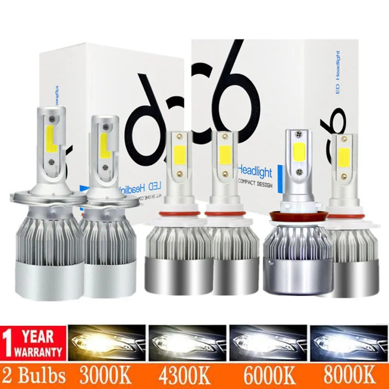 H7 H11 H1 H3 9005 9006 COB Car LED Headlight Bulbs H4 Hi-Lo Beam 72W 8000LM 6500K/4300K Auto Headlamp Led Car Light 12V
H7 H11 H1 H3 9005 9006 COB Car LED Headlight Bulbs H4 Hi-Lo Beam 72W 8000LM 6500K/4300K Auto Headlamp Led Car Light 12V