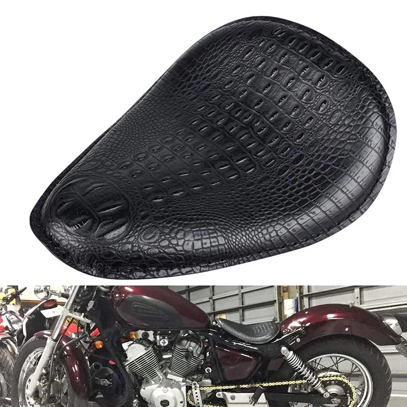 Черное Кожаное мотоциклетное сиденье для водителя из крокодиловой кожи для Honda Sportster Bobber Chopper Custom 883
Черное Кожаное мотоциклетное сиденье для водителя из крокодиловой кожи для Honda Sportster Bobber Chopper Custom 883