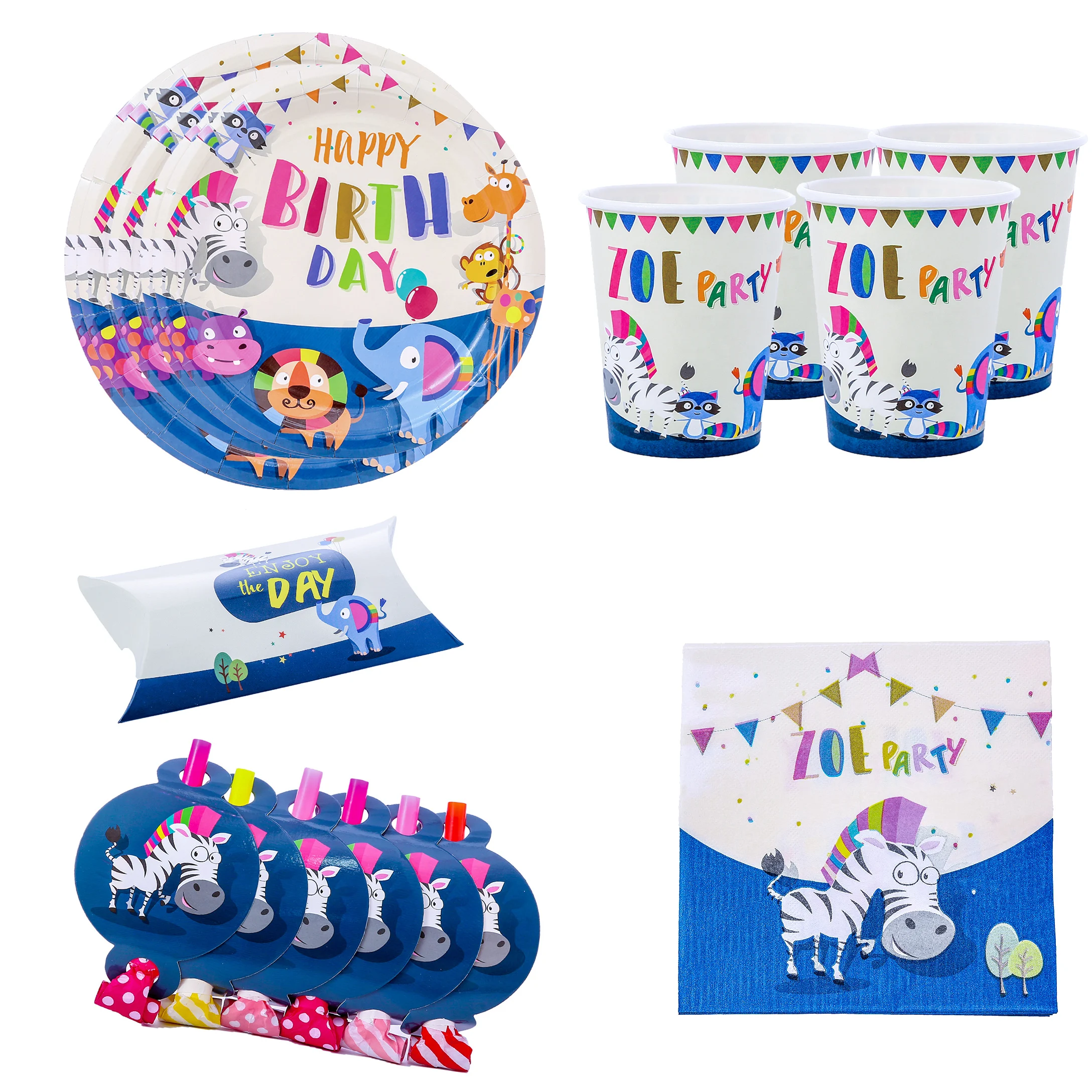 Kids Birthday Party Decoration Disposable Paper Cup Plate Animal Park Theme Baby Shower Decoration Gender Reveal Party Supplies 
Kids Birthday Party Decoration Disposable Paper Cup Plate Animal Park Theme Baby Shower Decoration Gender Reveal Party Supplies