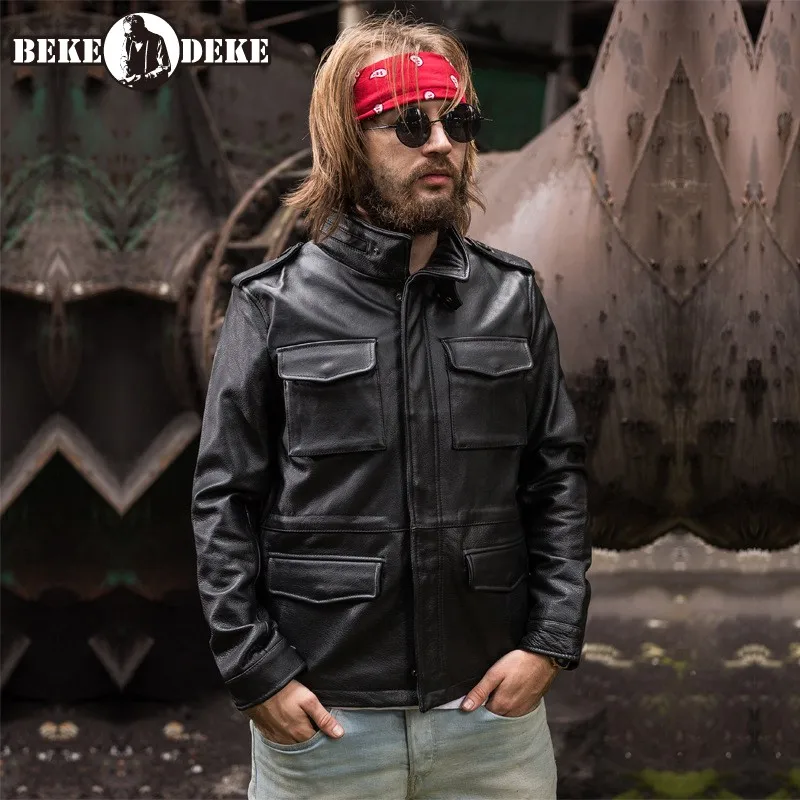 Men Business Casual 100% Genuine Leather Jacket Top Quality Stand Collar Windbreakers Street Zipper Cowhide Coat Plus Size 5XL
Men Business Casual 100% Genuine Leather Jacket Top Quality Stand Collar Windbreakers Street Zipper Cowhide Coat Plus Size 5XL