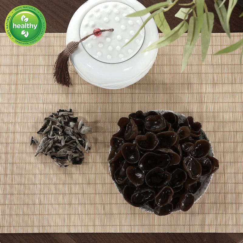 Dried Black Fungus Mushrooms Woodear Mushrooms Wood Ear Auricularia Polytricha Mushroom Powder 
Dried Black Fungus Mushrooms Woodear Mushrooms Wood Ear Auricularia Polytricha Mushroom Powder