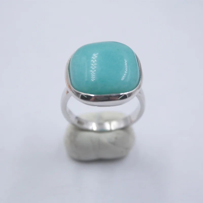 Genuine S925 Sterling Silver Ring Blue Turquoise Square Band Ring 18mmW US6-8 / Women Gift
Genuine S925 Sterling Silver Ring Blue Turquoise Square Band Ring 18mmW US6-8 / Women Gift