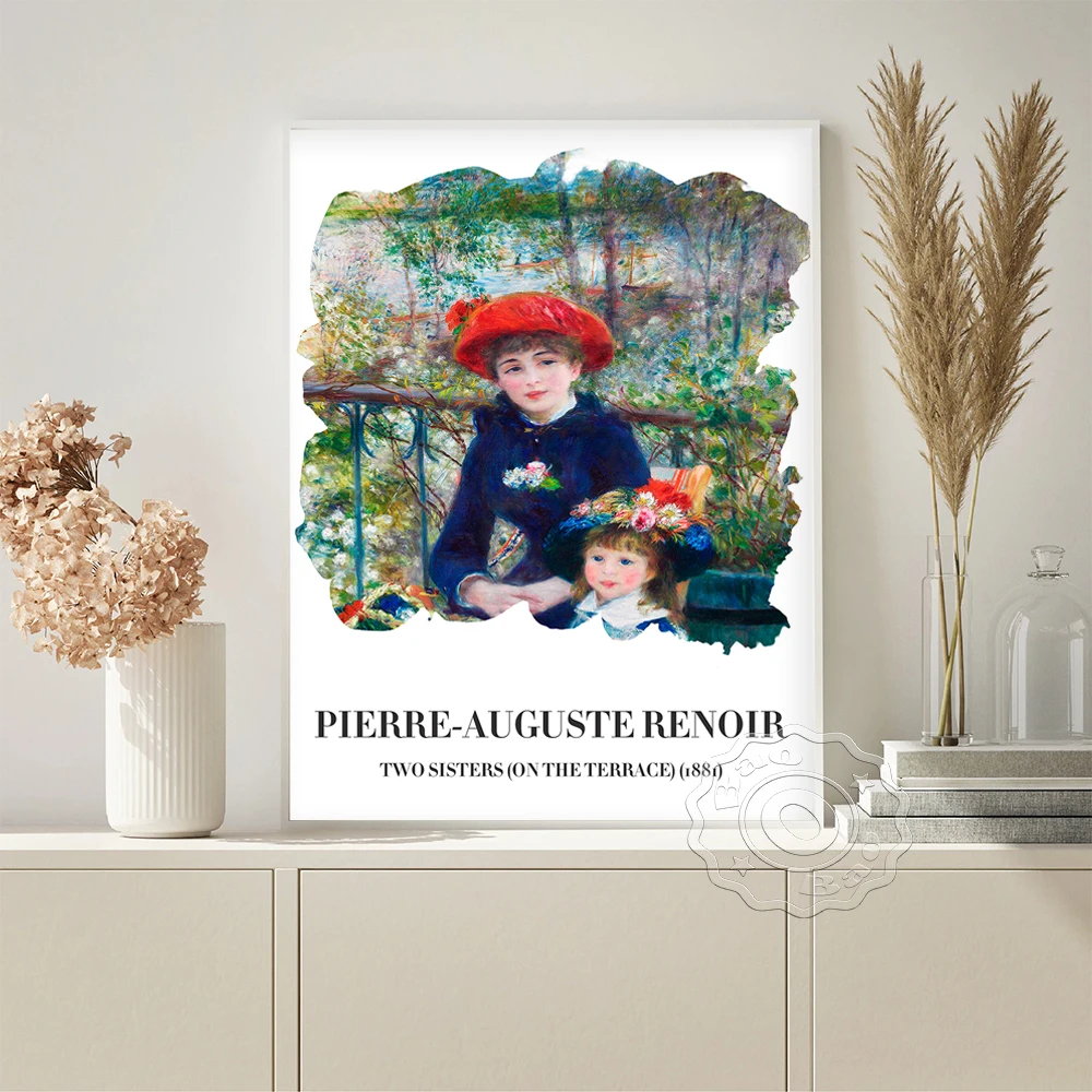 Pierre Auguste Renoir Impressionism Exhibition Museum Poster Two Sister Portrait Canvas Painting Lounge Office Studio Decor Gift
Pierre Auguste Renoir Impressionism Exhibition Museum Poster Two Sister Portrait Canvas Painting Lounge Office Studio Decor Gift