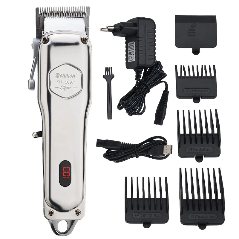 Electric Professional Hair Clipper Cordless Barber Shop Hair Trimmer Men Haircutter All Metal Clipper Cutting Machine 1897
Electric Professional Hair Clipper Cordless Barber Shop Hair Trimmer Men Haircutter All Metal Clipper Cutting Machine 1897
