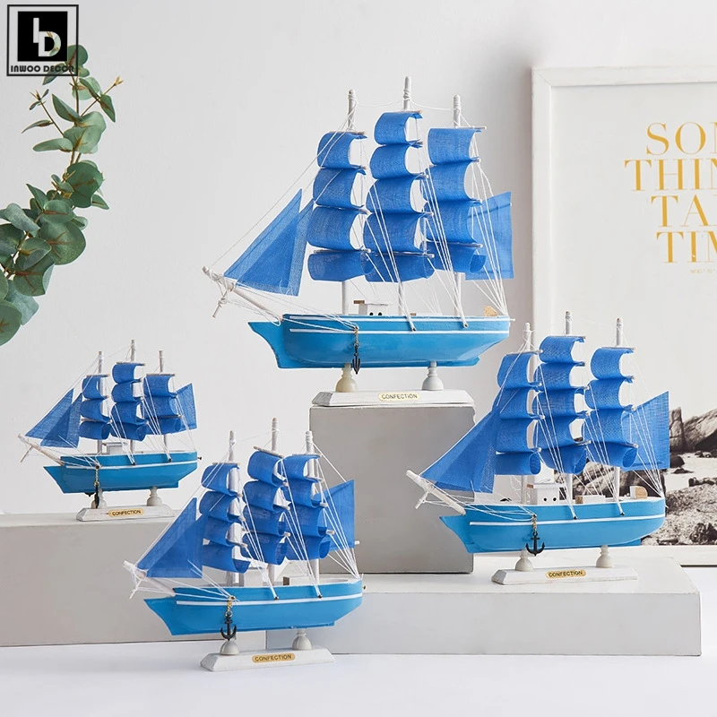 INWOO DECOR Wooden Sailboat Sailing Boat Vessel Model Home Decor Mediterranean Style Home Decoration Decor Accessories Gift
INWOO DECOR Wooden Sailboat Sailing Boat Vessel Model Home Decor Mediterranean Style Home Decoration Decor Accessories Gift