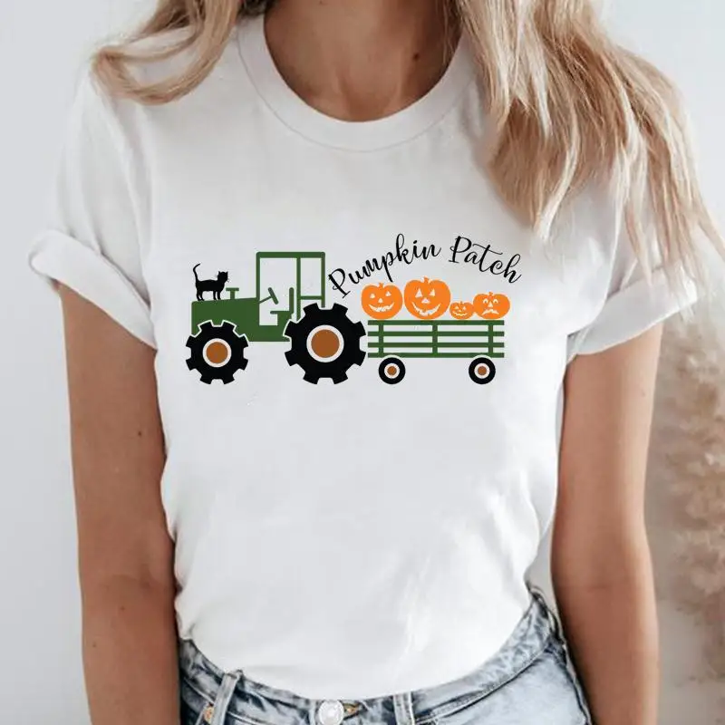 Women Pumpkin Cat Funny Lovely Autumn Fall Halloween Thanksgiving Cartoon Tops Tees Graphic T-Shirt Female Tshirt Clothes
Women Pumpkin Cat Funny Lovely Autumn Fall Halloween Thanksgiving Cartoon Tops Tees Graphic T-Shirt Female Tshirt Clothes