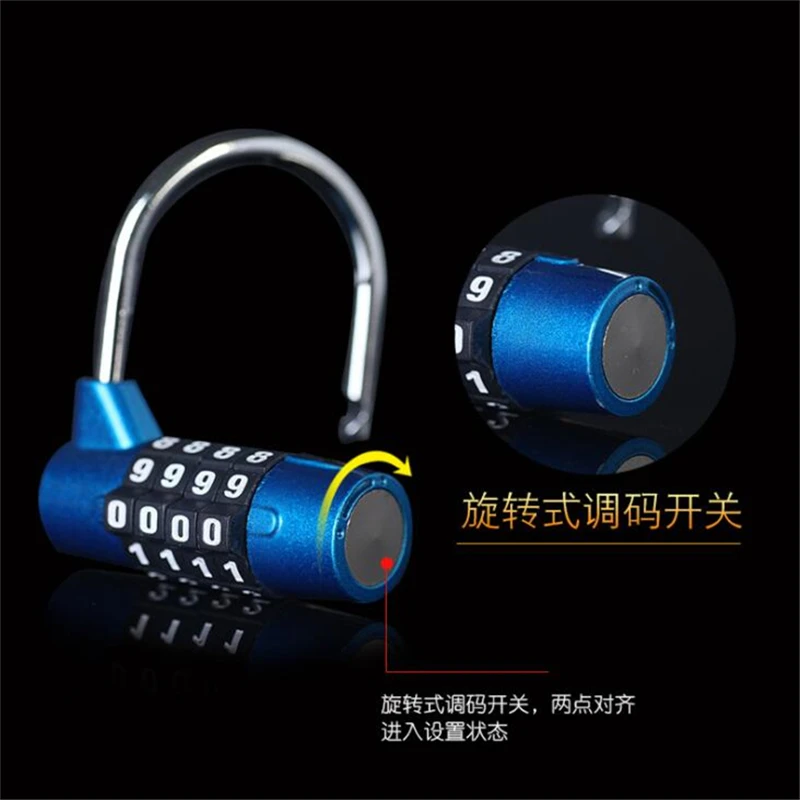 Multifunctional Combination 4 Digit Security Padlock Gym Locker Drawer Luggage Cabinet Toolbox Door Lock Door Padlock
Multifunctional Combination 4 Digit Security Padlock Gym Locker Drawer Luggage Cabinet Toolbox Door Lock Door Padlock