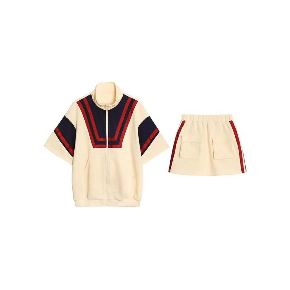 Fashion leisure net red sports suit women's 2020 summer new Korean style short skirt cardigan two piece suit
Fashion leisure net red sports suit women's 2020 summer new Korean style short skirt cardigan two piece suit