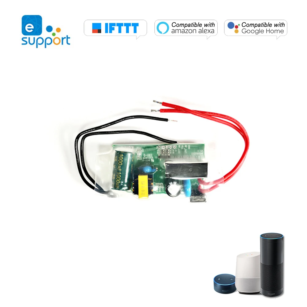 EWelink с помощью одножильного провода WI-FI модуль 180-240V WI-FI таймера Беспроводной светильник переключатель дистанционного Управление l Модуль APP ...
EWelink с помощью одножильного провода WI-FI модуль 180-240V WI-FI таймера Беспроводной светильник переключатель дистанционного Управление l Модуль APP ...