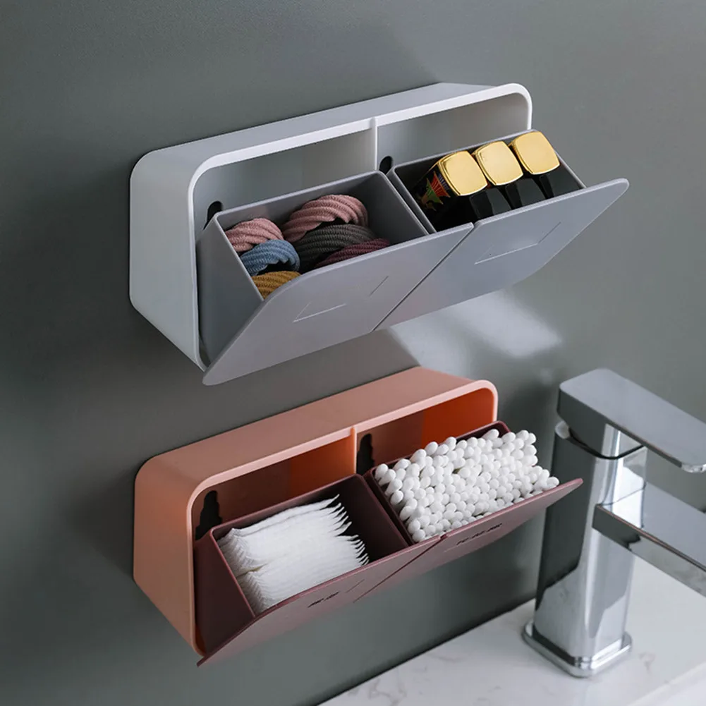 Wall-Mounted Multi-purpose Flip Plastic Cotton Swab Storage Box Finishing Box Waterproof And Moisture-proof
Wall-Mounted Multi-purpose Flip Plastic Cotton Swab Storage Box Finishing Box Waterproof And Moisture-proof