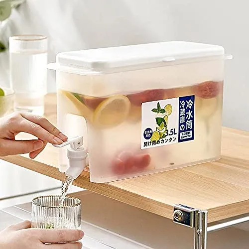 3.5L Kettle With Faucet Large Lemonade Bottle Refrigerator Cool Bucket Ice Kettle Water Juice Teapot Drinkware Kettle Pot
3.5L Kettle With Faucet Large Lemonade Bottle Refrigerator Cool Bucket Ice Kettle Water Juice Teapot Drinkware Kettle Pot