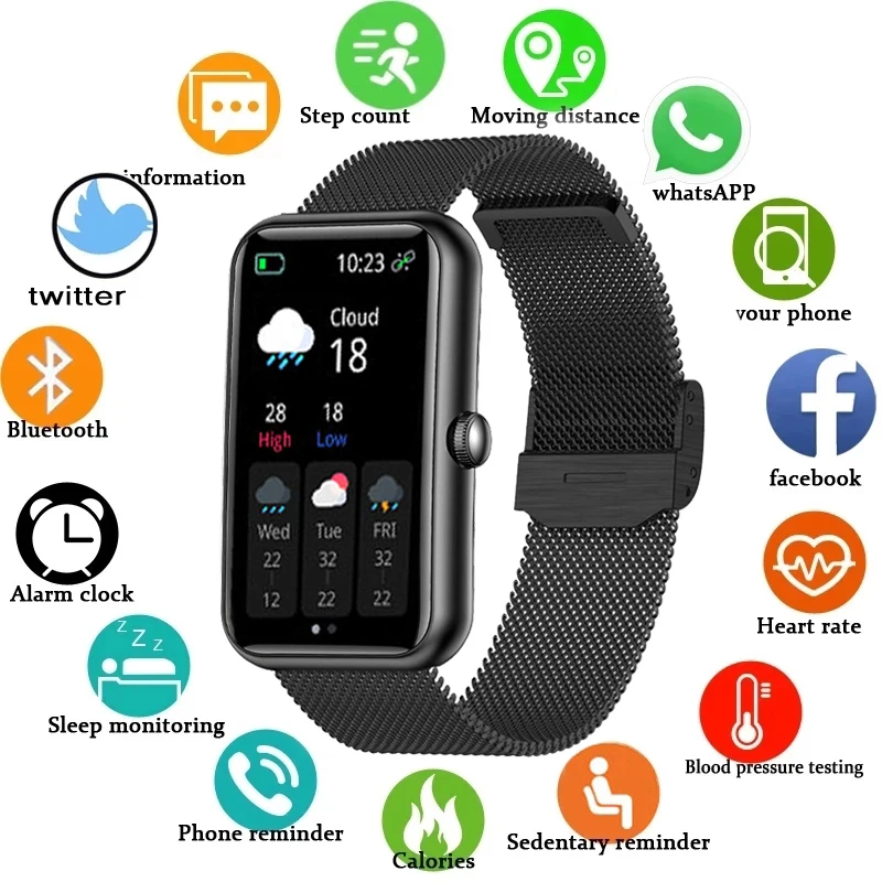 2021 Sport Women Smart Watch For Huawei Smart Bracelet Exercise Men Blood Pressure Heart Rate IP68 Waterproof Ladies Smartwatch
2021 Sport Women Smart Watch For Huawei Smart Bracelet Exercise Men Blood Pressure Heart Rate IP68 Waterproof Ladies Smartwatch