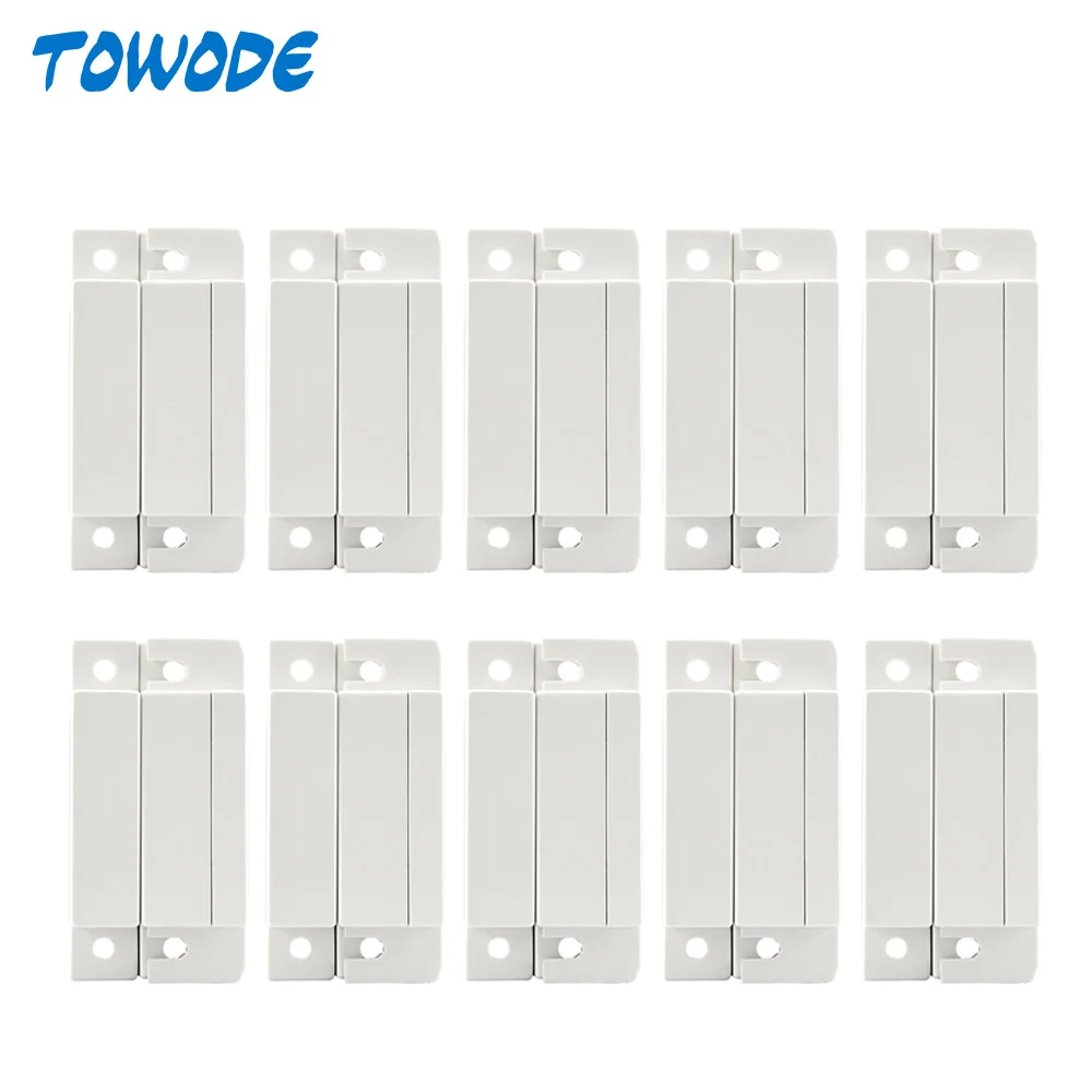 TOWODE 10 шт. Проводные дверные датчики домашняя охранная сигнализация дверь окно магнитный датчик нормально закрытый работа с PSTN GSM сигнализация
TOWODE 10 шт. Проводные дверные датчики домашняя охранная сигнализация дверь окно магнитный датчик нормально закрытый работа с PSTN GSM сигнализация