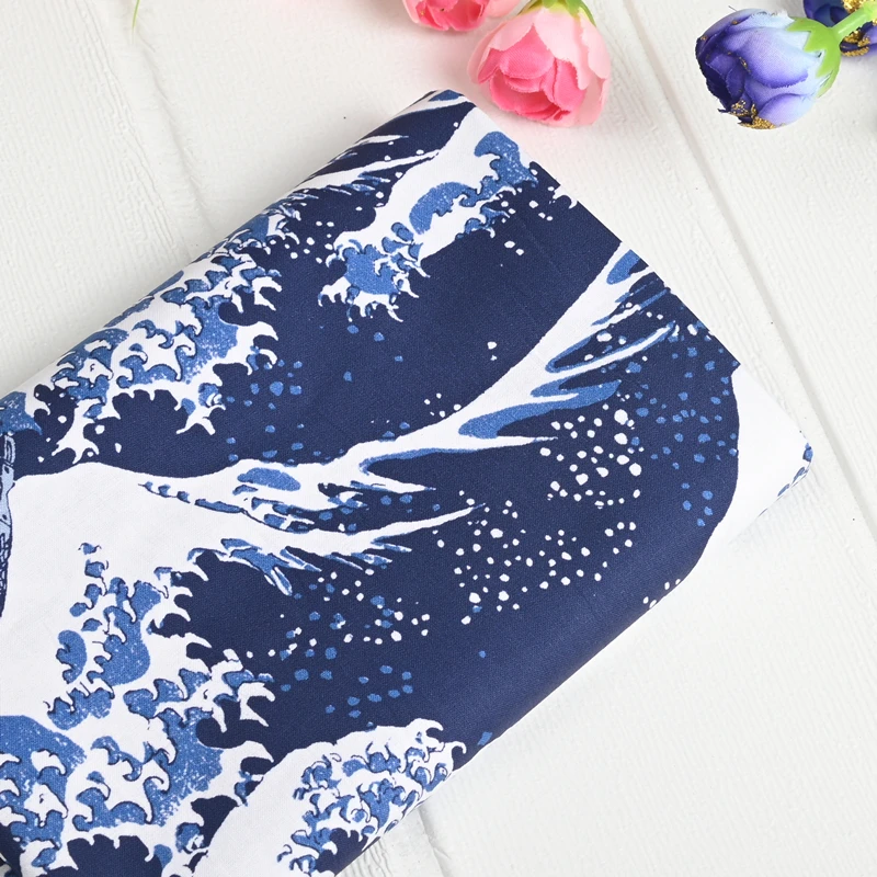 45x110cm Waves spray Designs 100% Cotton Fabric for Tissue Sewing Fabric Needlework Material DIY Handmade Crafts
45x110cm Waves spray Designs 100% Cotton Fabric for Tissue Sewing Fabric Needlework Material DIY Handmade Crafts
