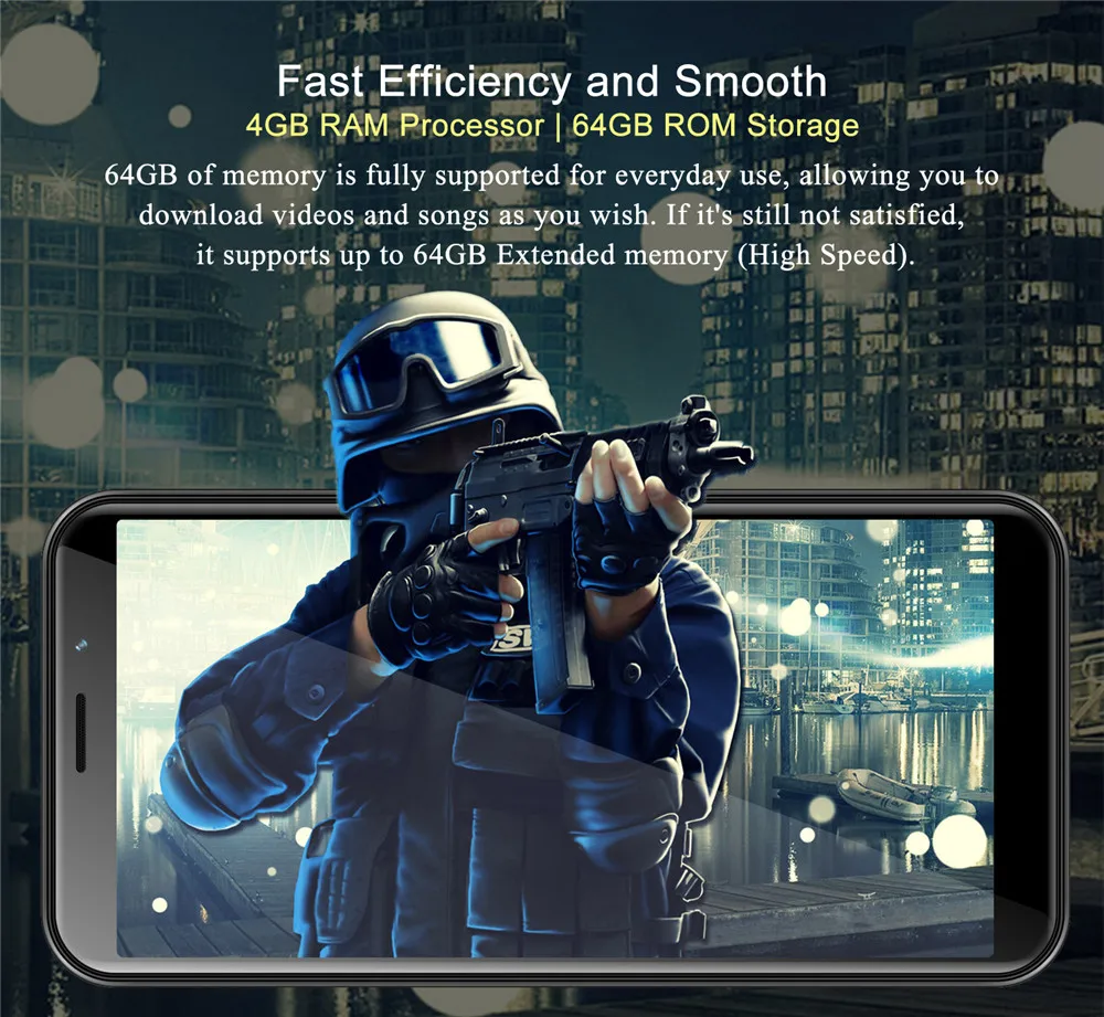 X2 android 5.1 mobile phones Global 5MP+13MP HD Camera Phone Face ID unlocked celulars quad core 3G 4G RAM 64G ROM smartphones | Мобильные