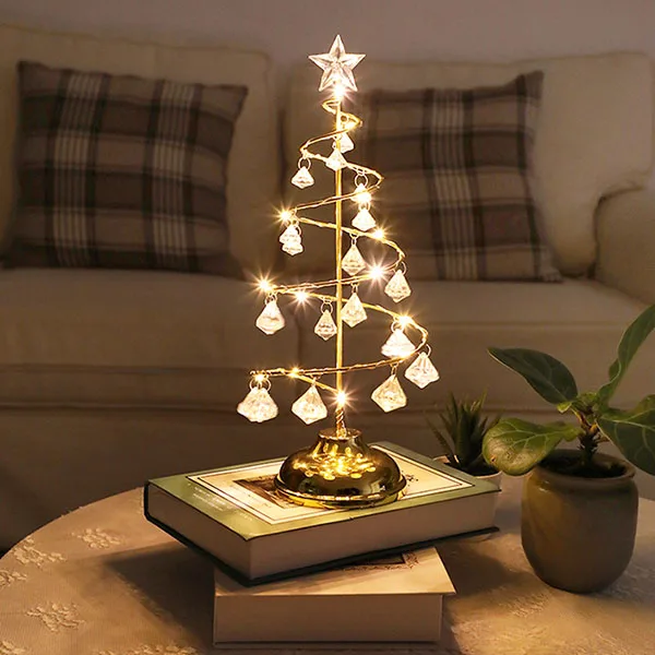Mini Christmas Xmas Crystal Tree Lamp Creative Christmas Ornaments For Room Decor Bedroom Night Lamp
Mini Christmas Xmas Crystal Tree Lamp Creative Christmas Ornaments For Room Decor Bedroom Night Lamp