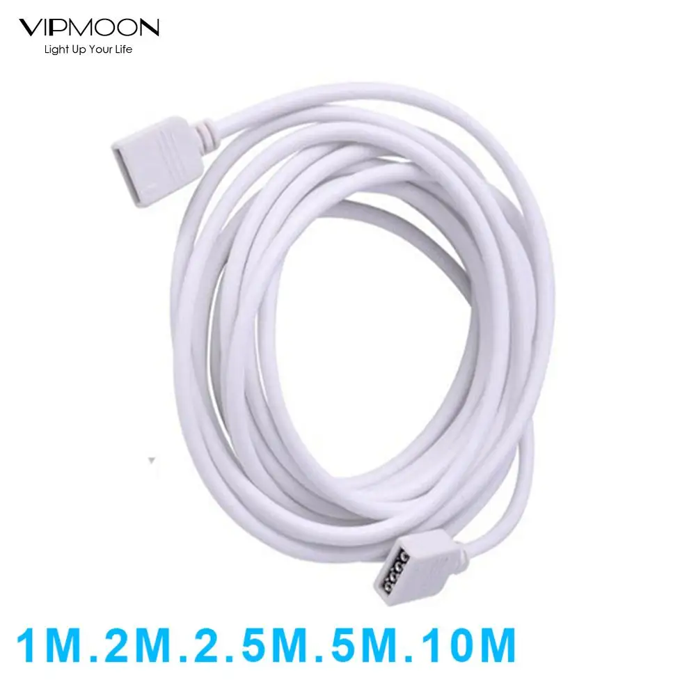 RGB LED Strip Connector Extension Cable Cord Wire 1/2/ 2.5/ 3/5M + 4Pin Connectors For SMD 5050 3528 RGB LED Strip Light
RGB LED Strip Connector Extension Cable Cord Wire 1/2/ 2.5/ 3/5M + 4Pin Connectors For SMD 5050 3528 RGB LED Strip Light