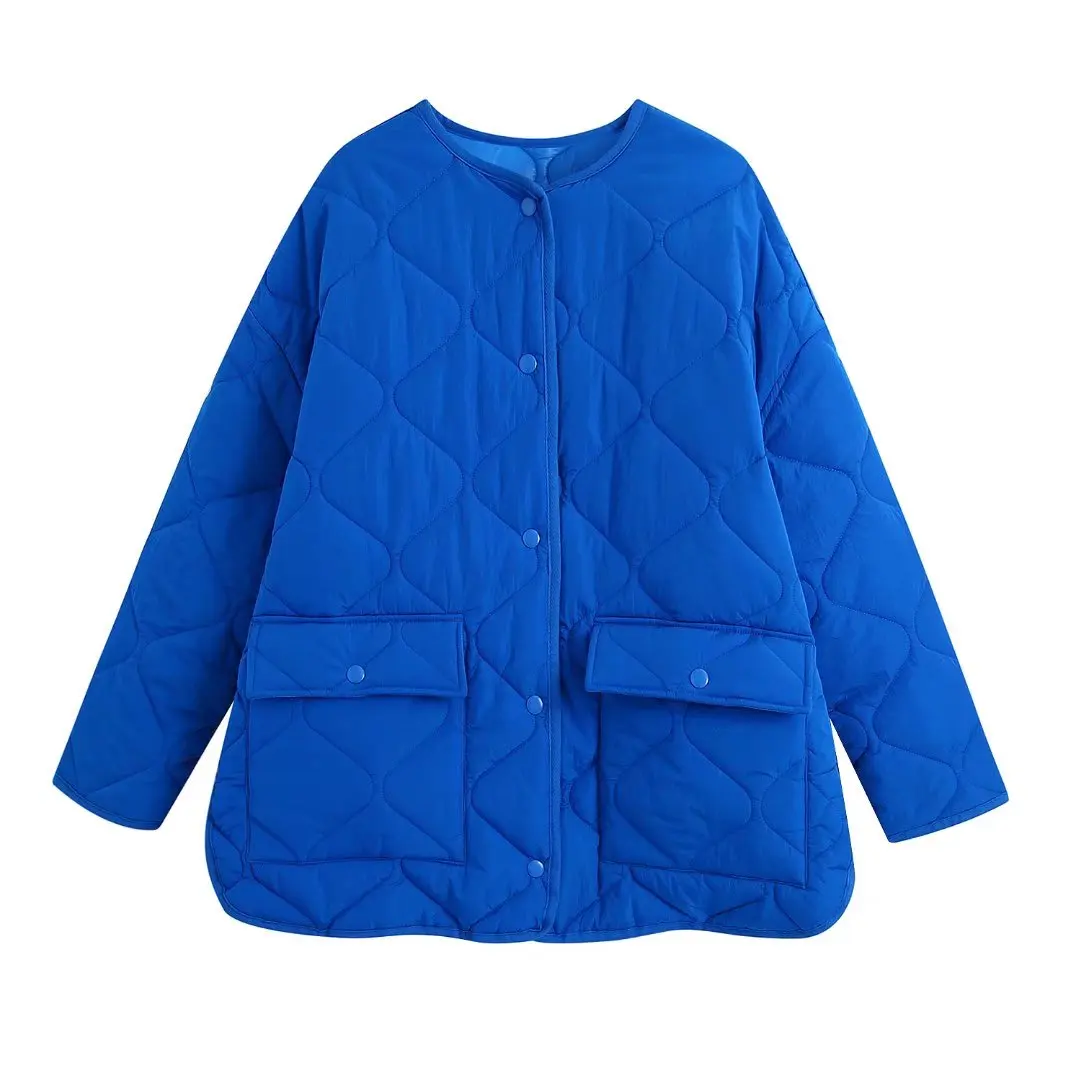 Za Women Winter Jacket Parkas Coat Armygreen Vintage Fashion Outwear Top Snap Button Pocket Blue Oversize Bomber CasacoTRF
Za Women Winter Jacket Parkas Coat Armygreen Vintage Fashion Outwear Top Snap Button Pocket Blue Oversize Bomber CasacoTRF