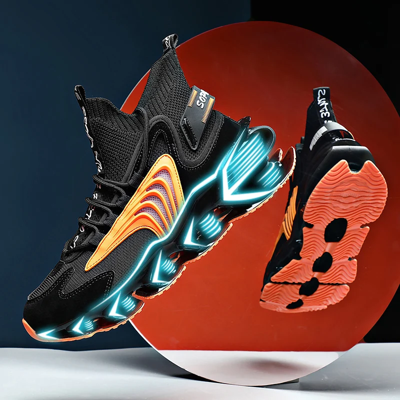 High Top Men Running Sneakers Trendy Blade Column Shoes Men Sports Personality Spring New Style Athletic Sneaker Male Outdoor
High Top Men Running Sneakers Trendy Blade Column Shoes Men Sports Personality Spring New Style Athletic Sneaker Male Outdoor