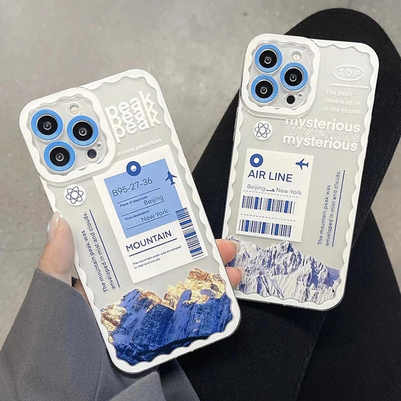 Чехол для iPhone 13 Pro Max прозрачный чехол 11 12 X XR XS 7 8 Plus мягкий | Мобильные телефоны и