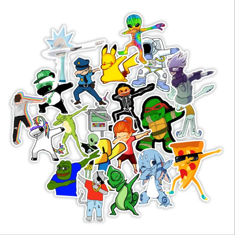 50 pcs Cool dazzle wipe Graffiti Waterproof Skateboard Travel Suitcase Phone Laptop Luggage Stickers Cute Kids Girl Toys
50 pcs Cool dazzle wipe Graffiti Waterproof Skateboard Travel Suitcase Phone Laptop Luggage Stickers Cute Kids Girl Toys