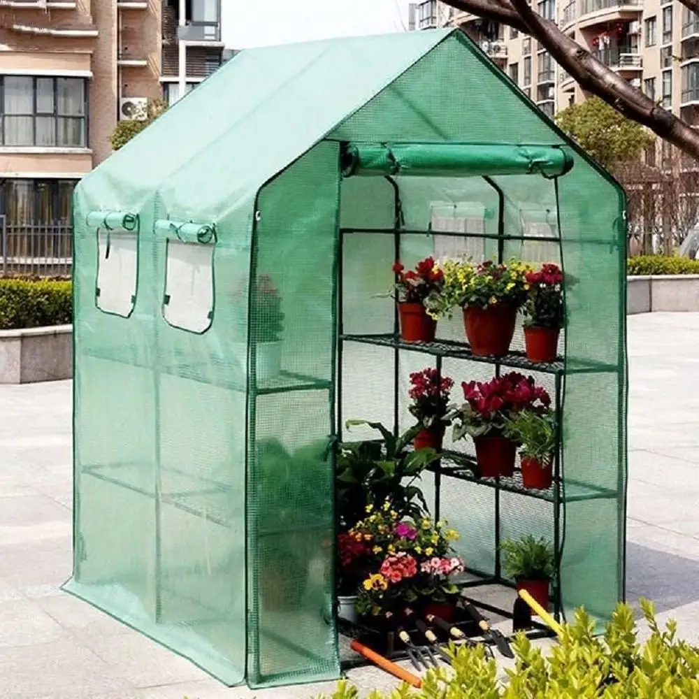 2 Floors Household PVC Warm Room Plant Greenhouse Mini Garden Warm Room 143x73x195cm
2 Floors Household PVC Warm Room Plant Greenhouse Mini Garden Warm Room 143x73x195cm