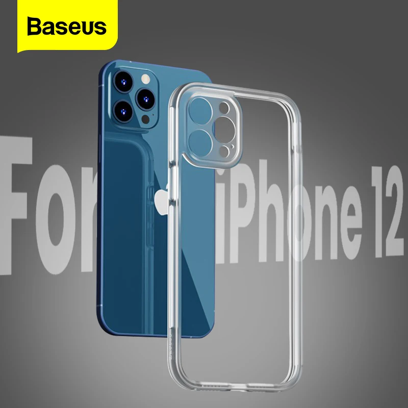 Baseus Clear Phone Case For iPhone 12 Pro 12Pro Max Mini Camera Protection Shockproof Transparent TPU Silicone Back Cover Case
Baseus Clear Phone Case For iPhone 12 Pro 12Pro Max Mini Camera Protection Shockproof Transparent TPU Silicone Back Cover Case