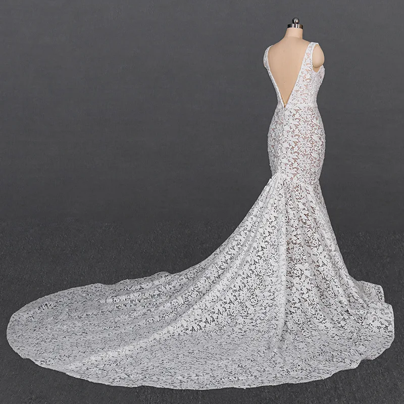 Блестящее кружевное свадебное платье Русалка Иллюзия лиф vestido de noiva Свадебные платья с глубоким вырезом на спине 2021 реальное фото
Блестящее кружевное свадебное платье Русалка Иллюзия лиф vestido de noiva Свадебные платья с глубоким вырезом на спине 2021 реальное фото