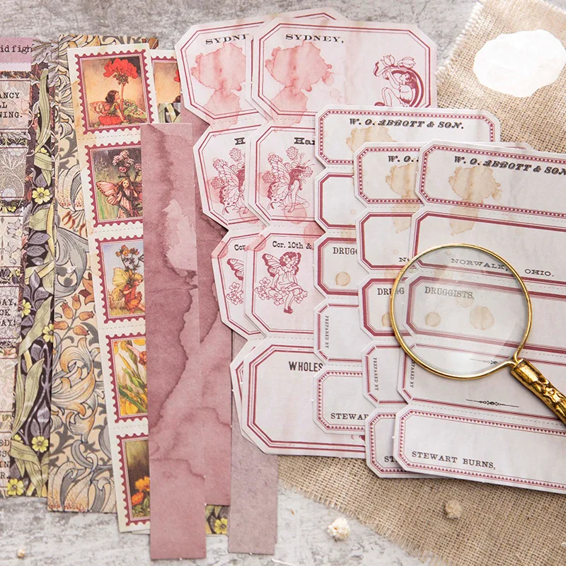 30pcs/retro stamp English short sentence newspaper label material sticker pack set DIY diary scrapbook stationery sticker set
30pcs/retro stamp English short sentence newspaper label material sticker pack set DIY diary scrapbook stationery sticker set