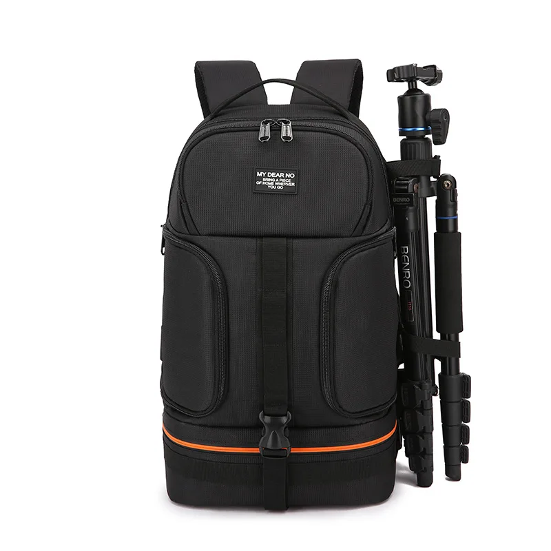 

Водонепроницаемый рюкзак для видеокамеры, чехол для штатива с рефлекторной полосой, подходит для 15,6 дюймового ноутбука, для Canon, Nikon, DSLR, фото