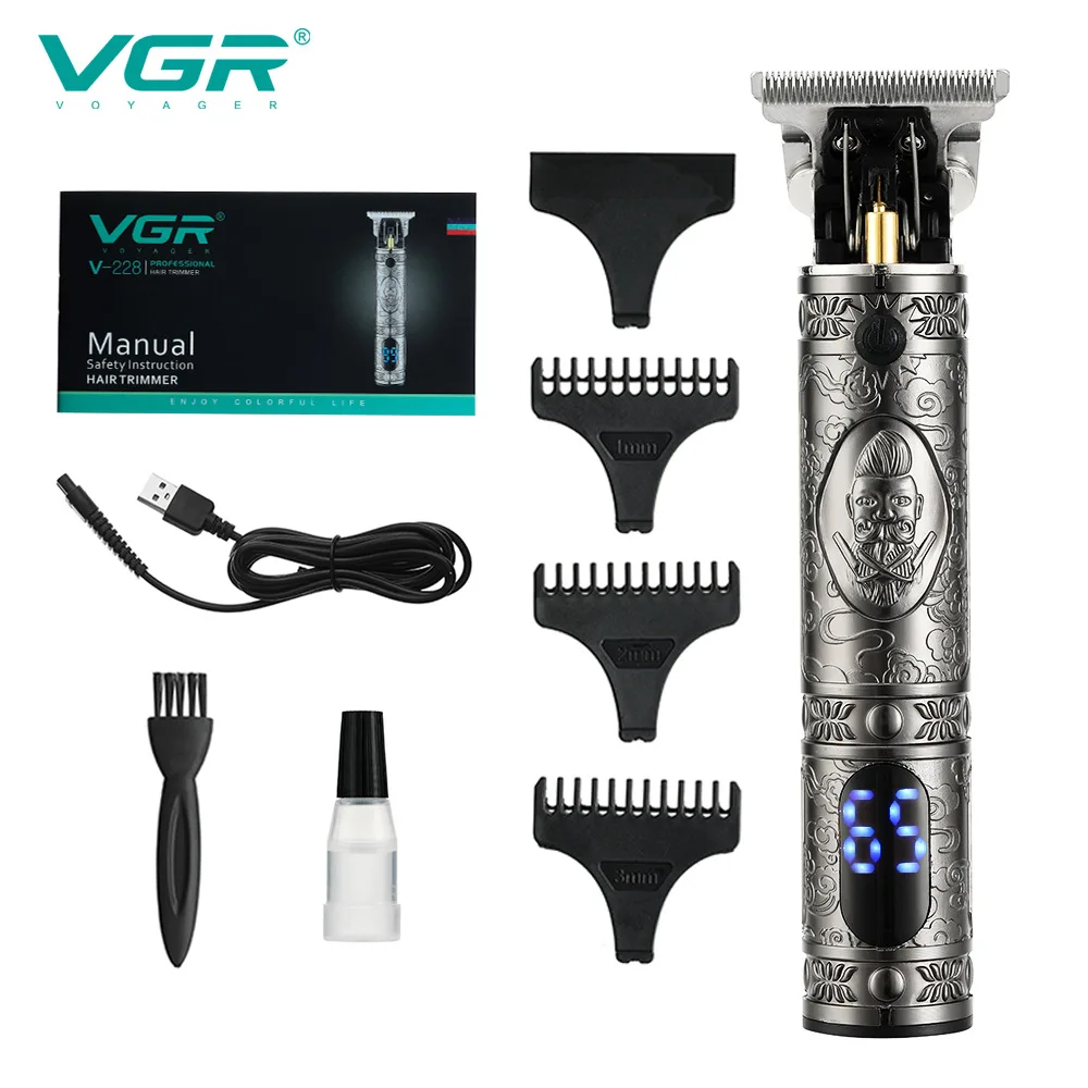 VGR upgrade T9 LCD hair clipper Buddha statue electric razor oil head electric hair clipper 
VGR upgrade T9 LCD hair clipper Buddha statue electric razor oil head electric hair clipper