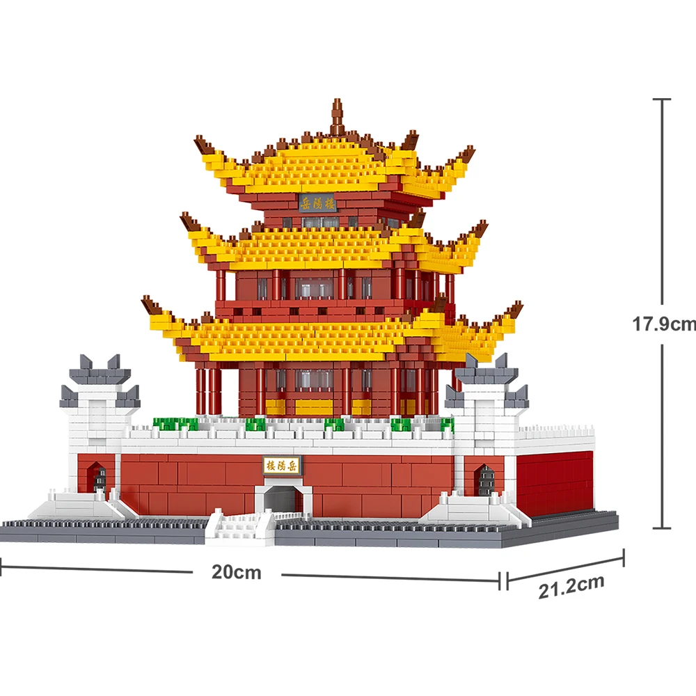 3D model kit Chinese Architecture Assembly Kits yueyang tower Building Blocks toys for children
3D model kit Chinese Architecture Assembly Kits yueyang tower Building Blocks toys for children