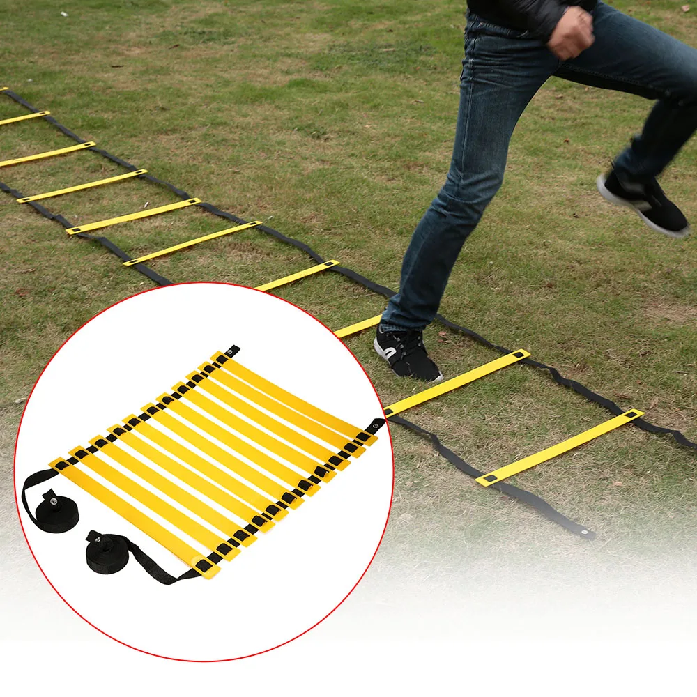 5 rung 2.7meter Agility Ladder for Soccer Speed Training Football Fitness Feet Training Equipment
5 rung 2.7meter Agility Ladder for Soccer Speed Training Football Fitness Feet Training Equipment