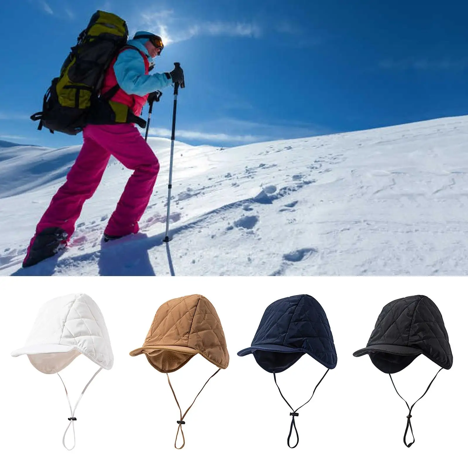 Mens Winter Windproof Warm Bomber Hat with Ear Flap, Cold Weather Christmas Skiing Hunting Fishing Gifts Trapper Hats
Mens Winter Windproof Warm Bomber Hat with Ear Flap, Cold Weather Christmas Skiing Hunting Fishing Gifts Trapper Hats