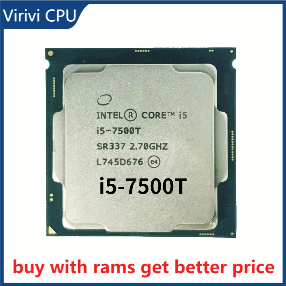 Intel Core i5-7500T i5 7500T 2.7 GHz Quad-Core Quad-Thread CPU Processor 6M 35W LGA 1151
Intel Core i5-7500T i5 7500T 2.7 GHz Quad-Core Quad-Thread CPU Processor 6M 35W LGA 1151