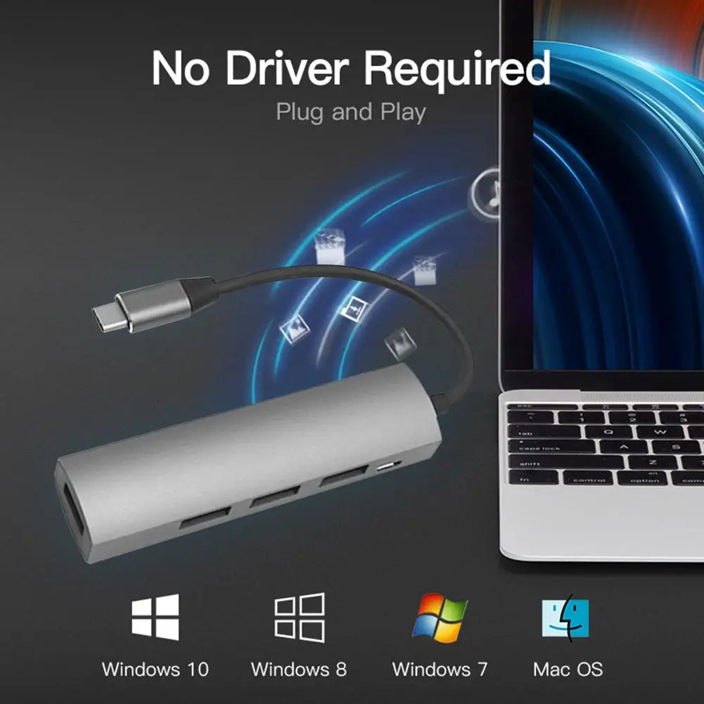 4 in 1 USB HUB Splitter Port USB 3.0 Type-C Converter for PC Computer Phone Multi-USB USB 3.0 & USB2.0 Adapter Dock for MacBook
4 in 1 USB HUB Splitter Port USB 3.0 Type-C Converter for PC Computer Phone Multi-USB USB 3.0 & USB2.0 Adapter Dock for MacBook