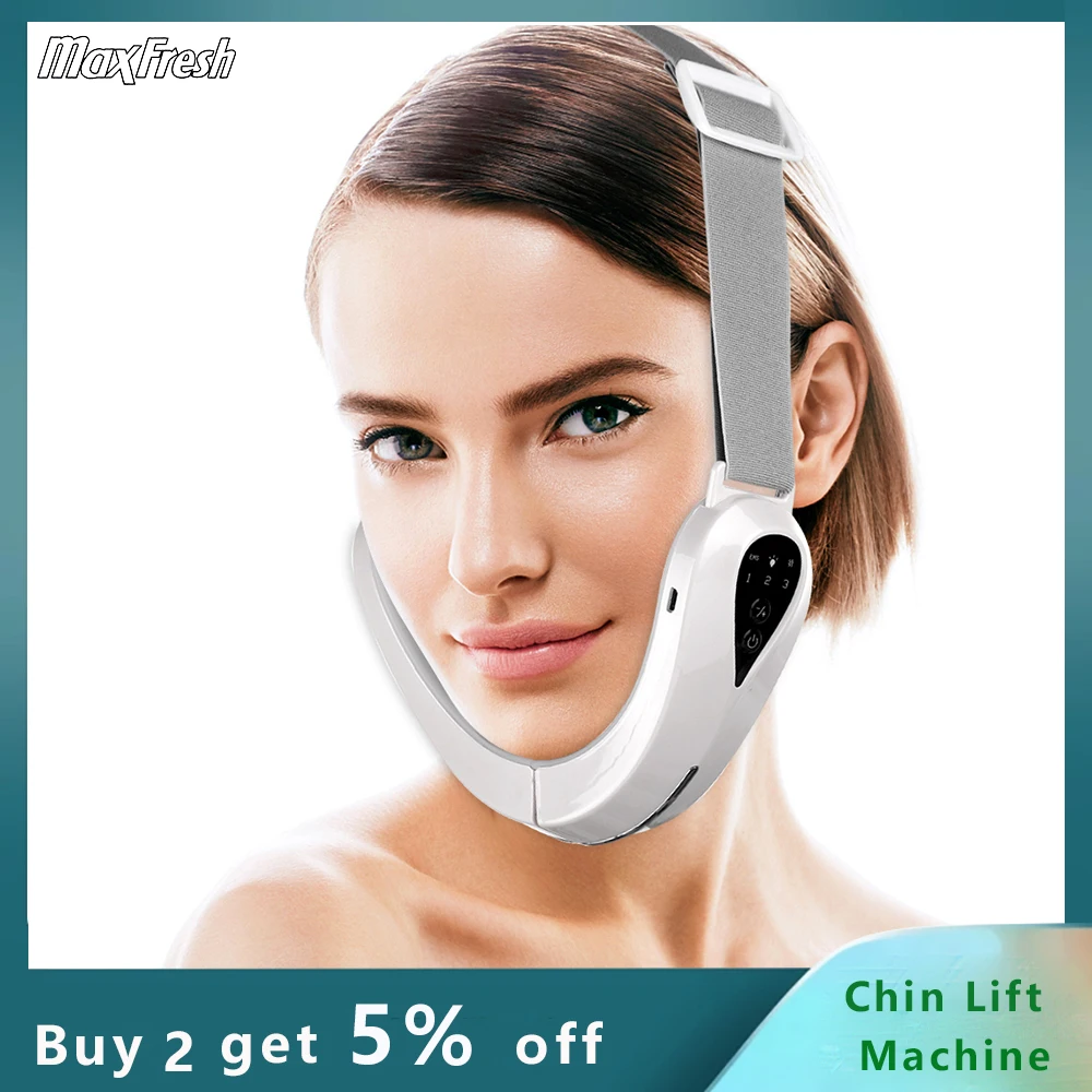 MAXFRESH EMS Facial Massager Chin Lift Belt Face Tightening Slimming Vibration Device Cellulite Face Lifting Jaw Exerciser
MAXFRESH EMS Facial Massager Chin Lift Belt Face Tightening Slimming Vibration Device Cellulite Face Lifting Jaw Exerciser