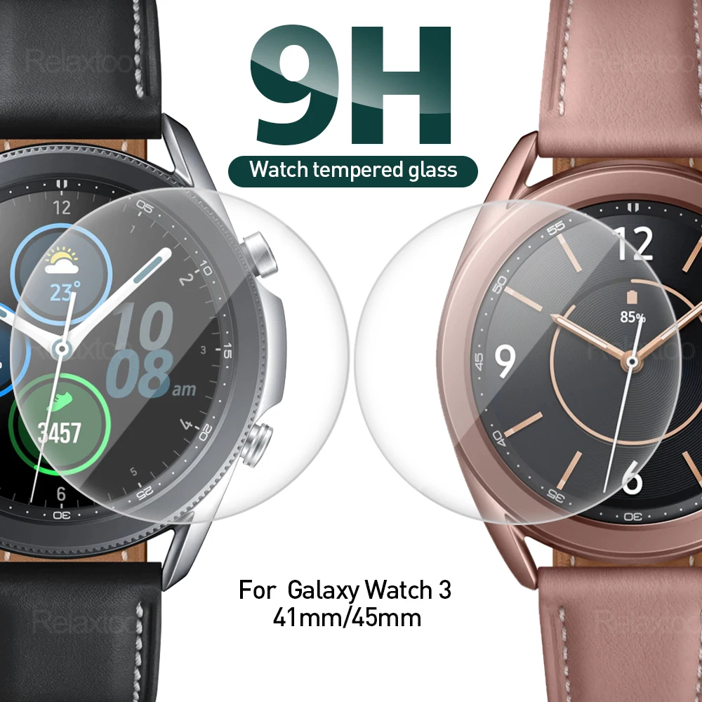 3pcs Glass For Samsung Galaxy Watch 3 45MM Premium 9H Tempered Glass For samsung Watch3 41MM Anti-Scratch Screen Protector Film
3pcs Glass For Samsung Galaxy Watch 3 45MM Premium 9H Tempered Glass For samsung Watch3 41MM Anti-Scratch Screen Protector Film