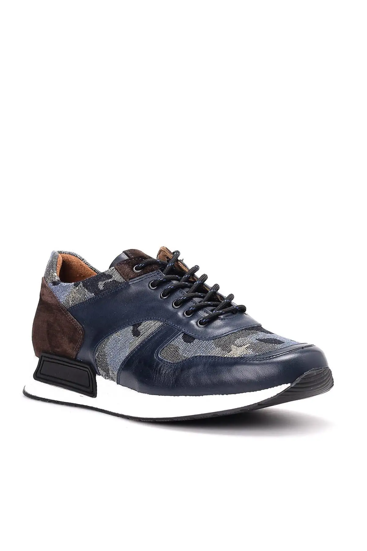 Derimod Genuine Leather Navy Blue Men 'S Sneaker | Обувь