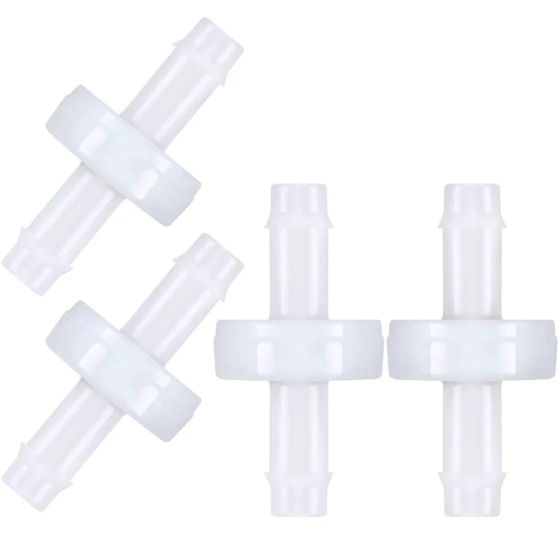 4Pcs Check Valve PVDF Wear-Resistant One-Way Check Valve for Fuel Gas Liquid Air 1/4 Inch 6 mm
4Pcs Check Valve PVDF Wear-Resistant One-Way Check Valve for Fuel Gas Liquid Air 1/4 Inch 6 mm