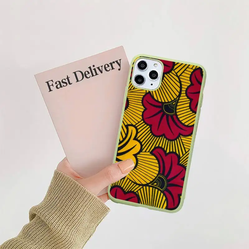 color African style fabric print Phone Case Candy Color for iPhone 11 12 mini pro XS MAX 8 7 6 6S Plus X 5S SE 2020 XR
color African style fabric print Phone Case Candy Color for iPhone 11 12 mini pro XS MAX 8 7 6 6S Plus X 5S SE 2020 XR