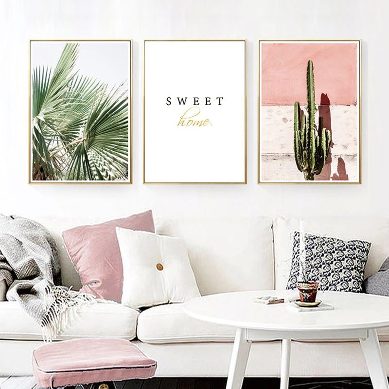 Pink Green Cactus Wall Art Canvas Painting Desert Plant Nordic Posters And Prints Decoration Wall Pictures For Living Room Salon 
Pink Green Cactus Wall Art Canvas Painting Desert Plant Nordic Posters And Prints Decoration Wall Pictures For Living Room Salon