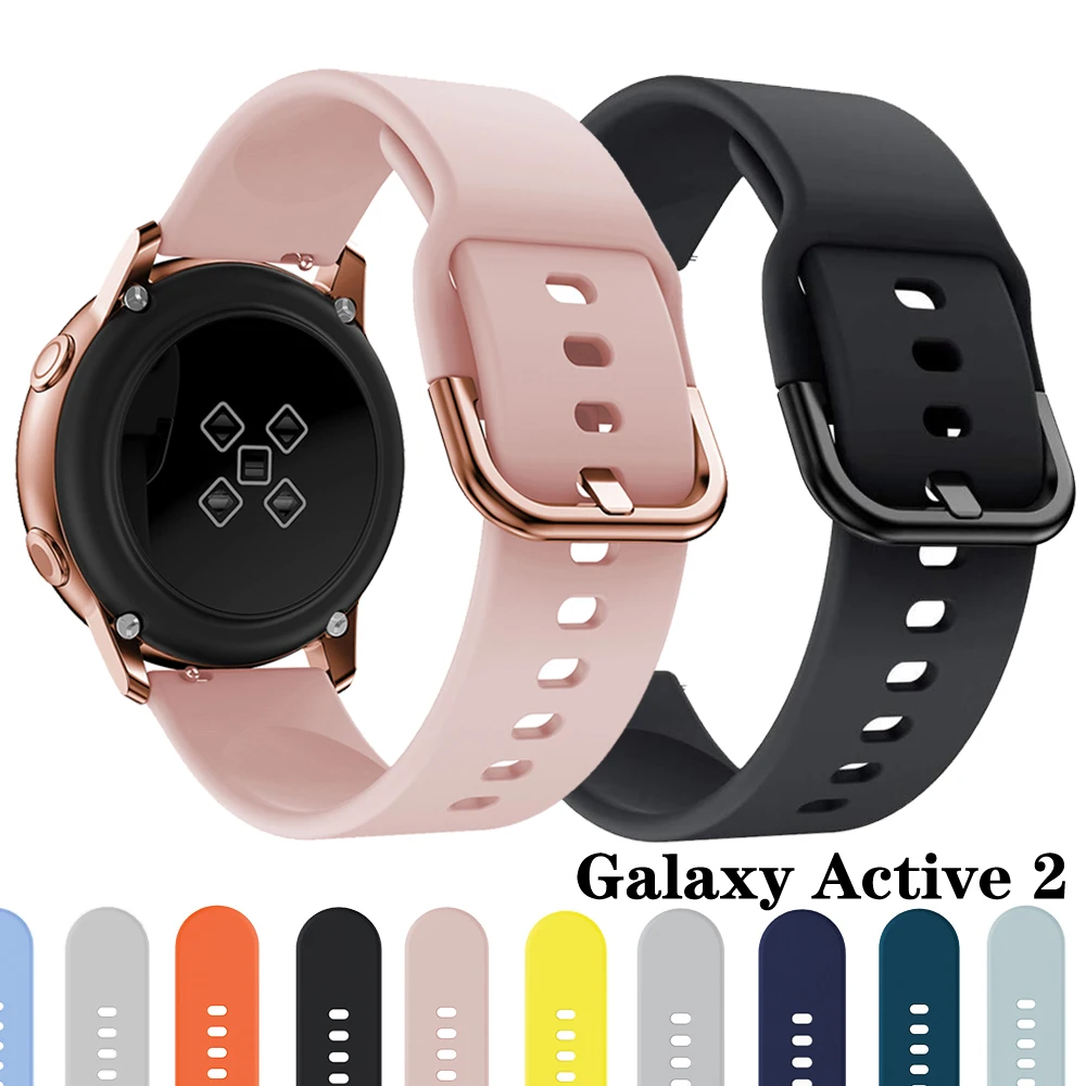 

20mm Watch strap For Samsung Galaxy Watch Active 2 40mm 44mm Gear sport wrist bracelet watchband samsung active2 3 42mm band