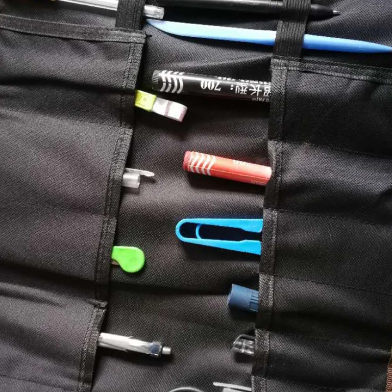 Multi-Purpose Tool Pouch Roll Up Tool Bag Hand Tool Roll Pouch Organizer Pocket Tool Roll Organizer for Electrician
Multi-Purpose Tool Pouch Roll Up Tool Bag Hand Tool Roll Pouch Organizer Pocket Tool Roll Organizer for Electrician