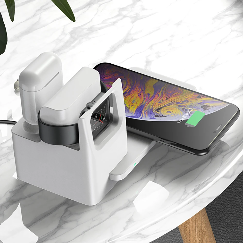 3 in 1 Wireless Charger Stand For iPhone 11 Pro Max Wireless Charging Dock Station Magnetic Charger For Apple Watch 4 3 2 1 3in1
3 in 1 Wireless Charger Stand For iPhone 11 Pro Max Wireless Charging Dock Station Magnetic Charger For Apple Watch 4 3 2 1 3in1