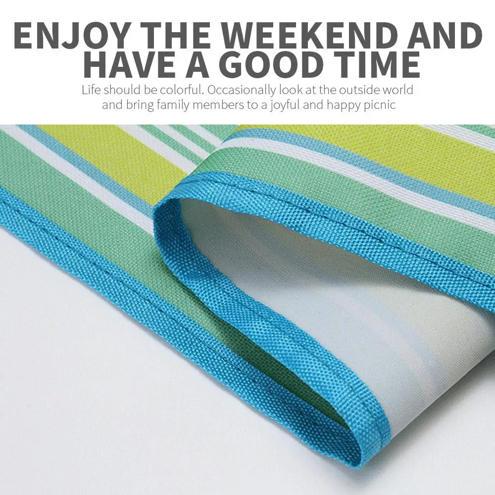 Moisture Resistant Pad Picnic Pad Tent Cloth Multifunction Stripe Camping Mat Outdoors Picnic Mat Travel
Moisture Resistant Pad Picnic Pad Tent Cloth Multifunction Stripe Camping Mat Outdoors Picnic Mat Travel