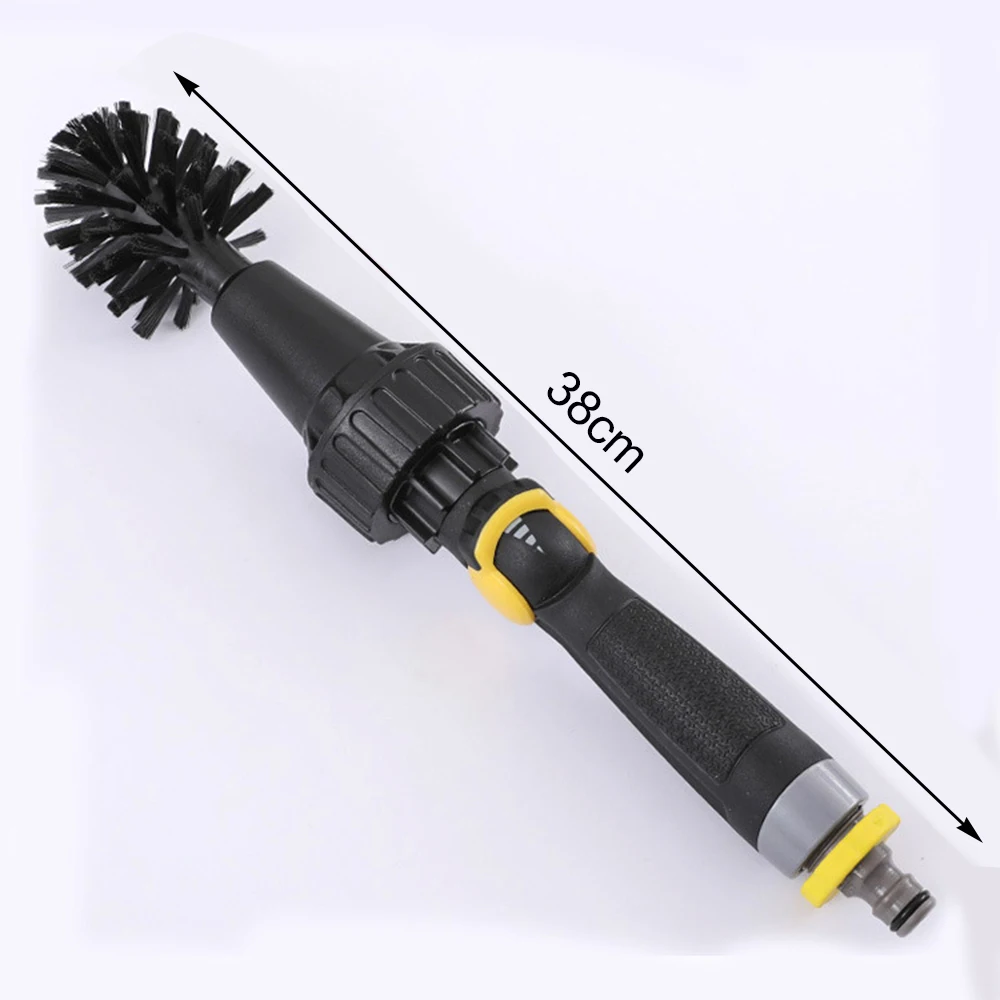 

Car Tire Wheel Brush Automatic Car Wash Brush Water-Powered Turbine For Rims Engines Bikes Equipment Furniture Car Cleaning