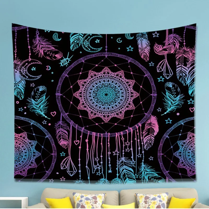 Dreamcatcher Tapestry,59.1Inch Bohemian Tapestry Wall Hanging, Tapestry Wall Hanging for Bedroom Living Room 
Dreamcatcher Tapestry,59.1Inch Bohemian Tapestry Wall Hanging, Tapestry Wall Hanging for Bedroom Living Room
