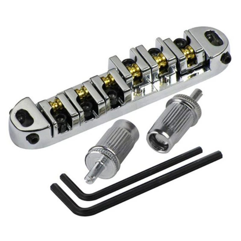 Аксессуары для гитары, обтягивающие струнодержатели, хромированный гитарный мост для электрогитары LP
Аксессуары для гитары, обтягивающие струнодержатели, хромированный гитарный мост для электрогитары LP